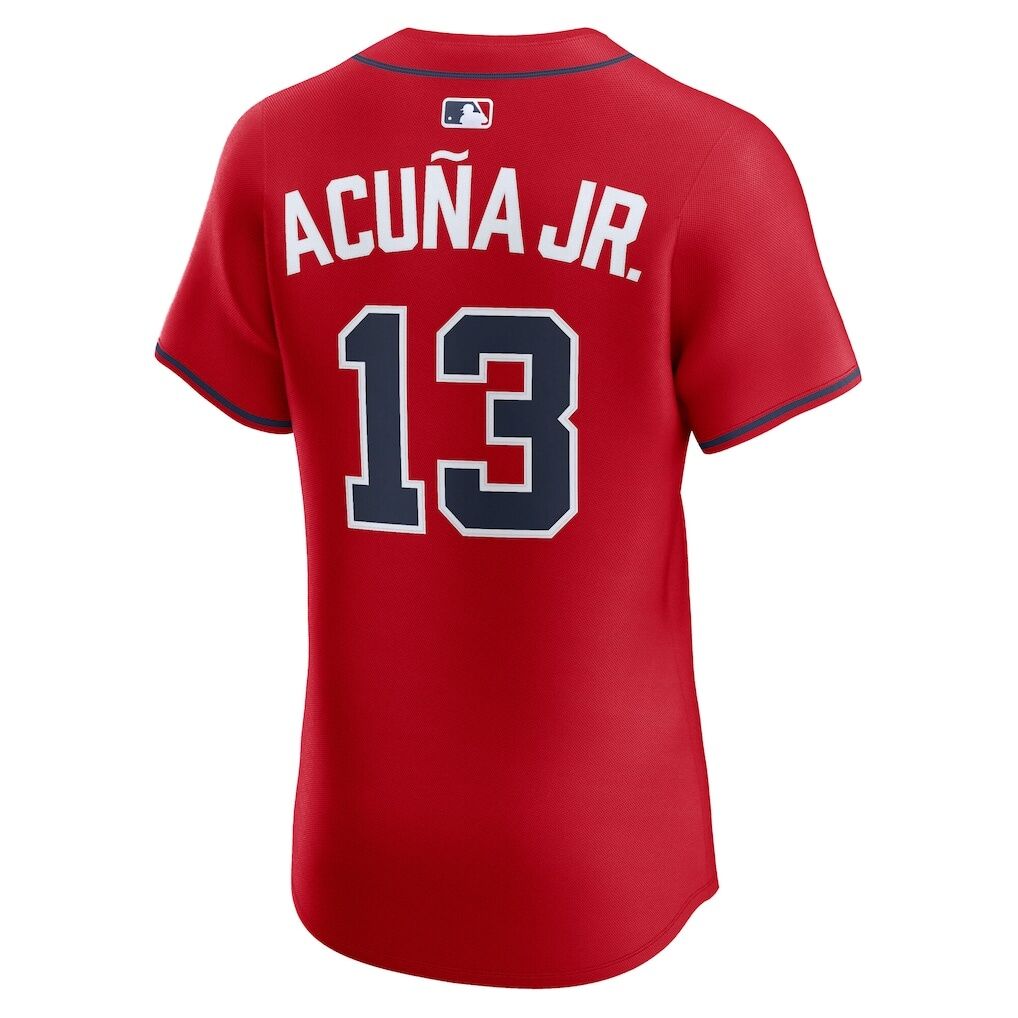 Ronald Acuña Jr. Atlanta Braves Nike Alternate 2 Elite Jersey