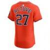 Jose Altuve Houston Astros Nike Alternate Elite Player Jersey - Orange - Detail View