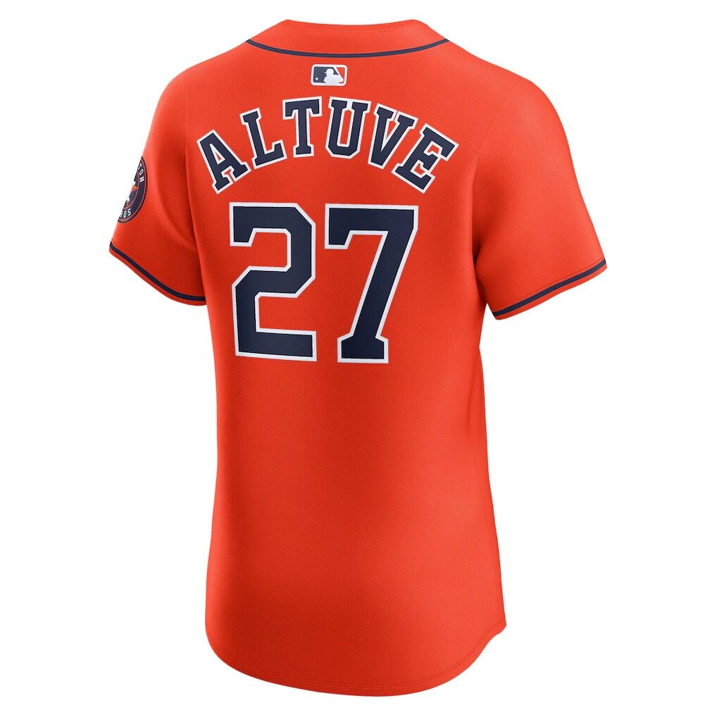 Jose Altuve Houston Astros Nike Alternate Elite Player Jersey