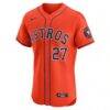 Jose Altuve Houston Astros Nike Alternate Elite Player Jersey - Orange - Side View