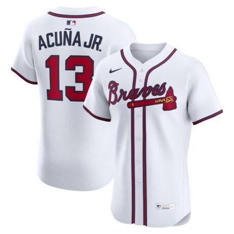 Ronald Acuña Jr. Atlanta Braves Nike Home Elite Player Jersey