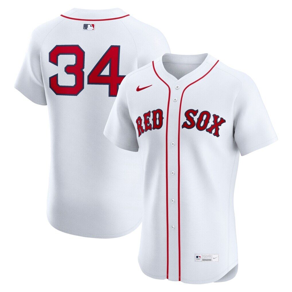 David Ortiz Boston Red Sox Nike Home Elite Jersey
