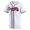 Matt Olson Atlanta Braves Nike Home Elite Player Jersey - White - Back View