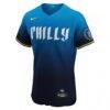 Trea Turner Philadelphia Phillies Nike City Connect Elite Jersey - Navy - Side View
