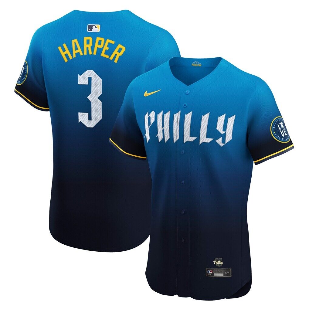 Bryce Harper Philadelphia Phillies Nike City Connect Elite Jersey