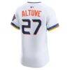 Jose Altuve Houston Astros Nike 2025 City Connect Elite Player Jersey - White - Detail View