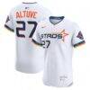 Jose Altuve Houston Astros Nike 2025 City Connect Elite Player Jersey - White - Front View