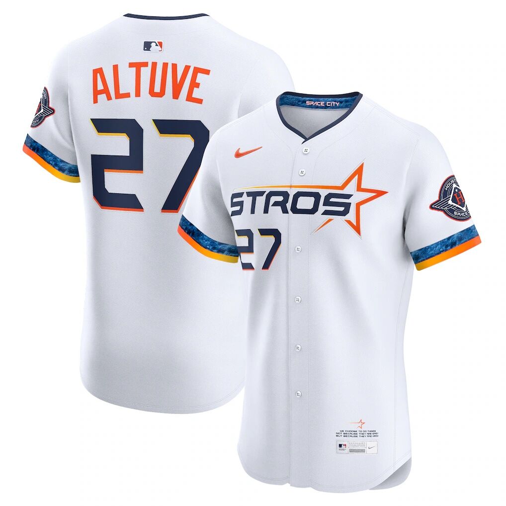 Jose Altuve Houston Astros Nike 2025 City Connect Elite Player Jersey