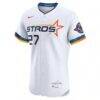 Jose Altuve Houston Astros Nike 2025 City Connect Elite Player Jersey - White - Side View