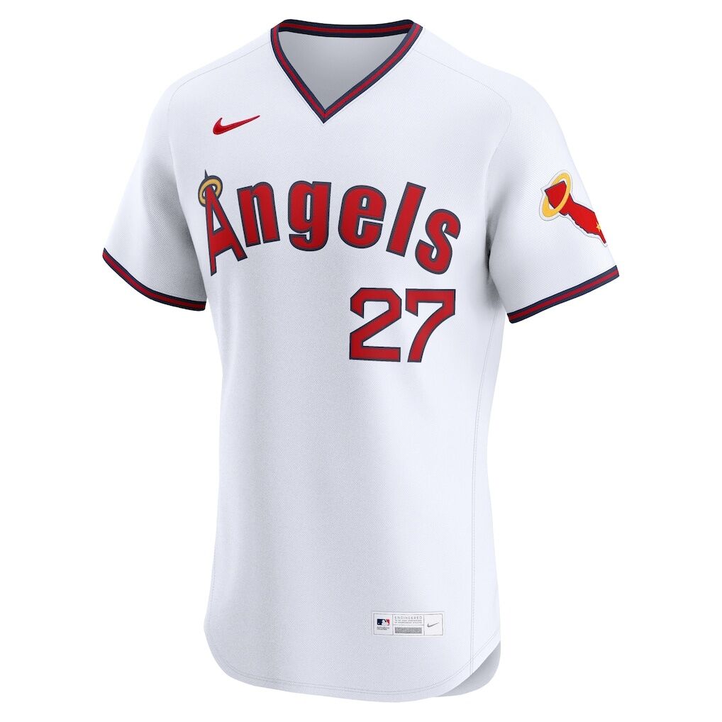 Mike Trout Los Angeles Angels Nike Alternate 2 Elite Jersey