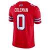 Keon Coleman Buffalo Bills Nike Alternate Vapor F.U.S.E. Limited Jersey - Red - Detail View