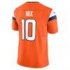 Bo Nix Denver Broncos Nike Vapor F.U.S.E. Limited Jersey - Orange - Detail View