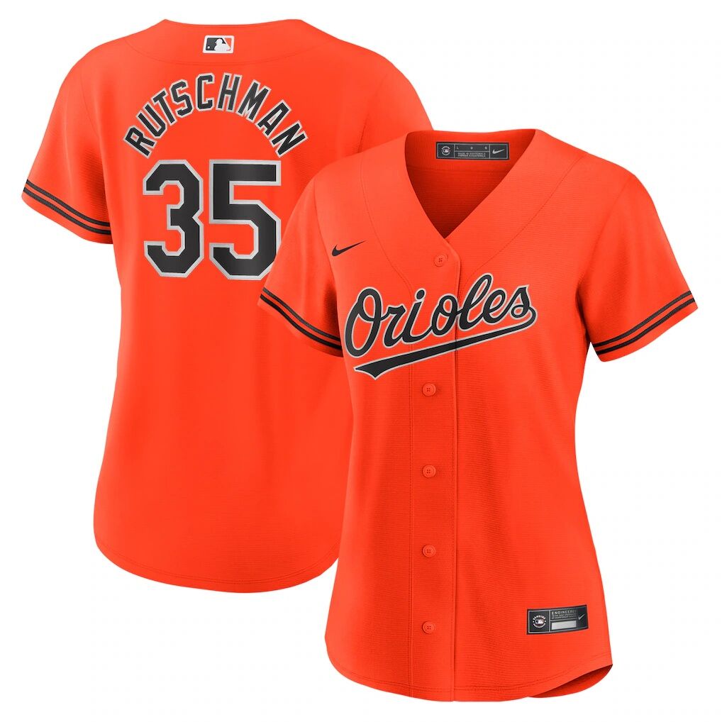 Adley Rutschman Baltimore Orioles Nike Women's Alternate Replica Player Jersey