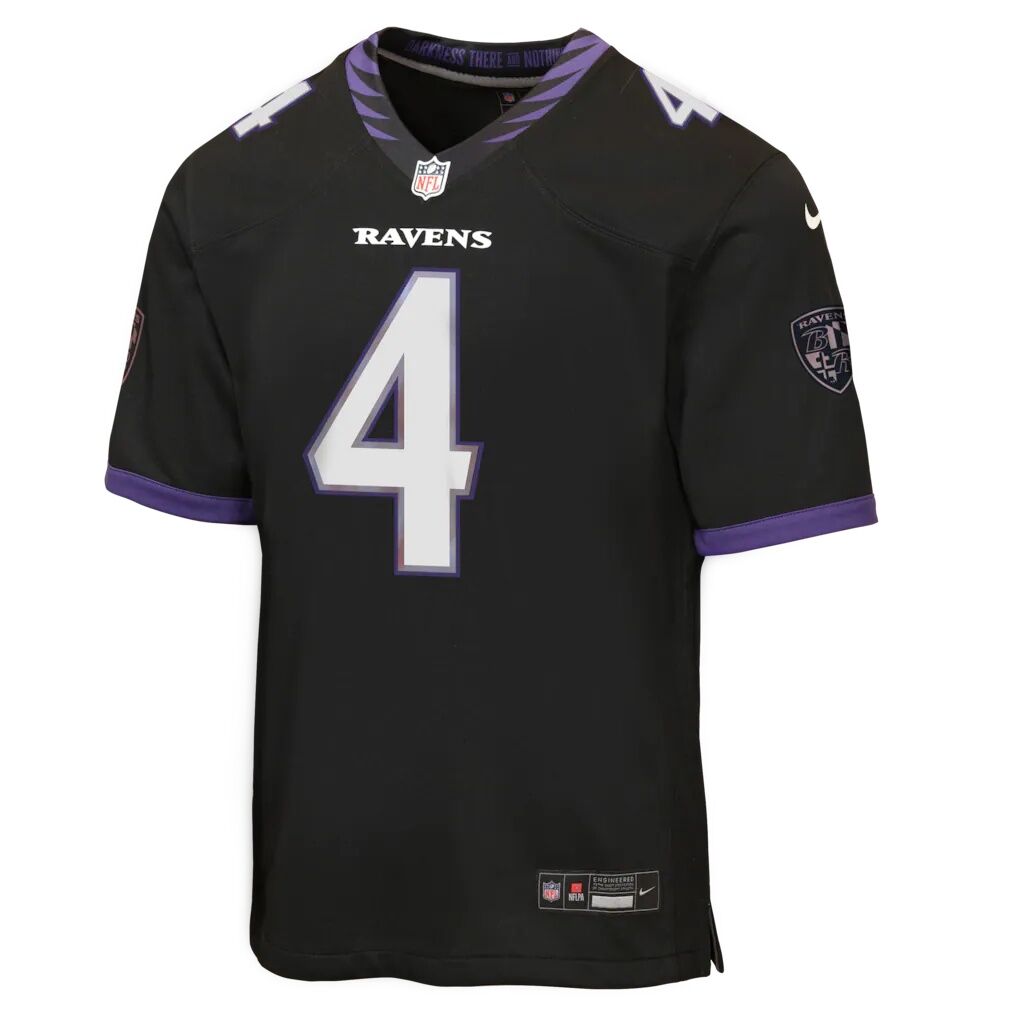 Zay Flowers Baltimore Ravens Nike Youth Alternate Game Jersey