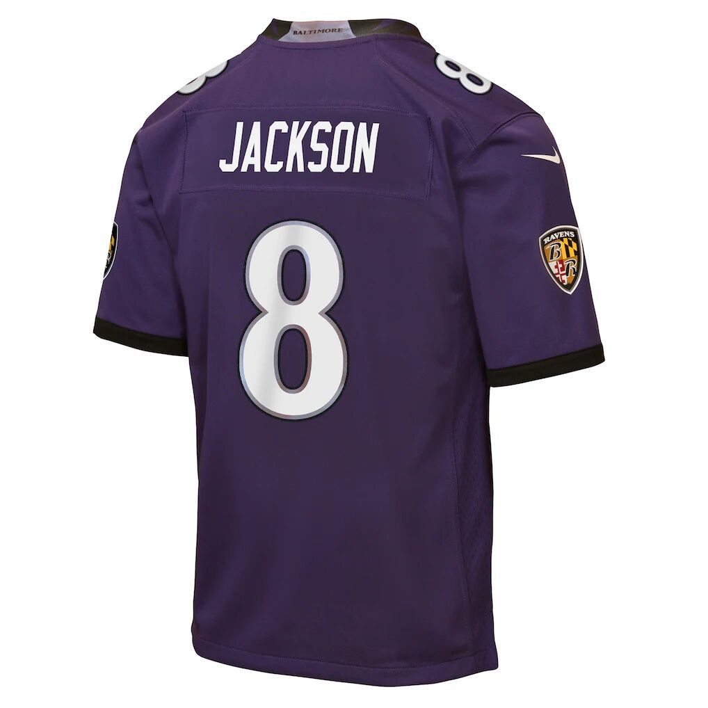 Lamar Jackson Baltimore Ravens Nike Youth Team Game Jersey