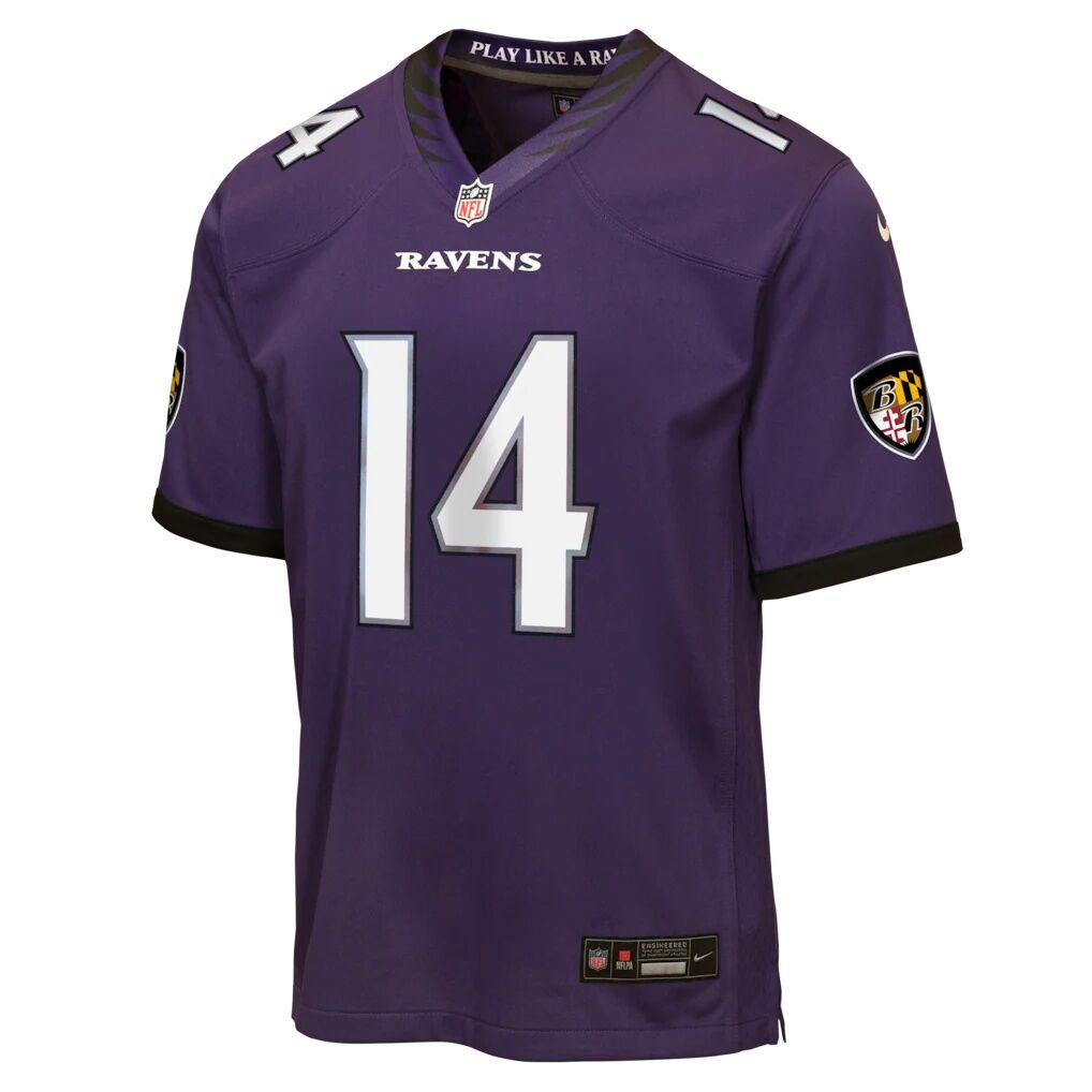 Kyle Hamilton Baltimore Ravens Nike Youth Team Game Jersey