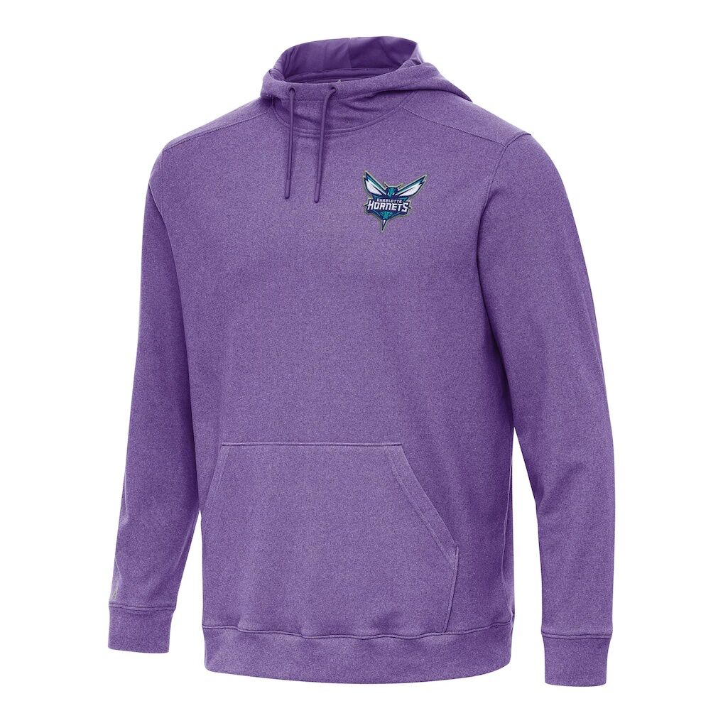 Charlotte Hornets Antigua Cloud Pullover Hoodie – Heather Purple