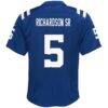 Anthony Richardson Sr. Indianapolis Colts Nike Youth Game Jersey - - Detail View