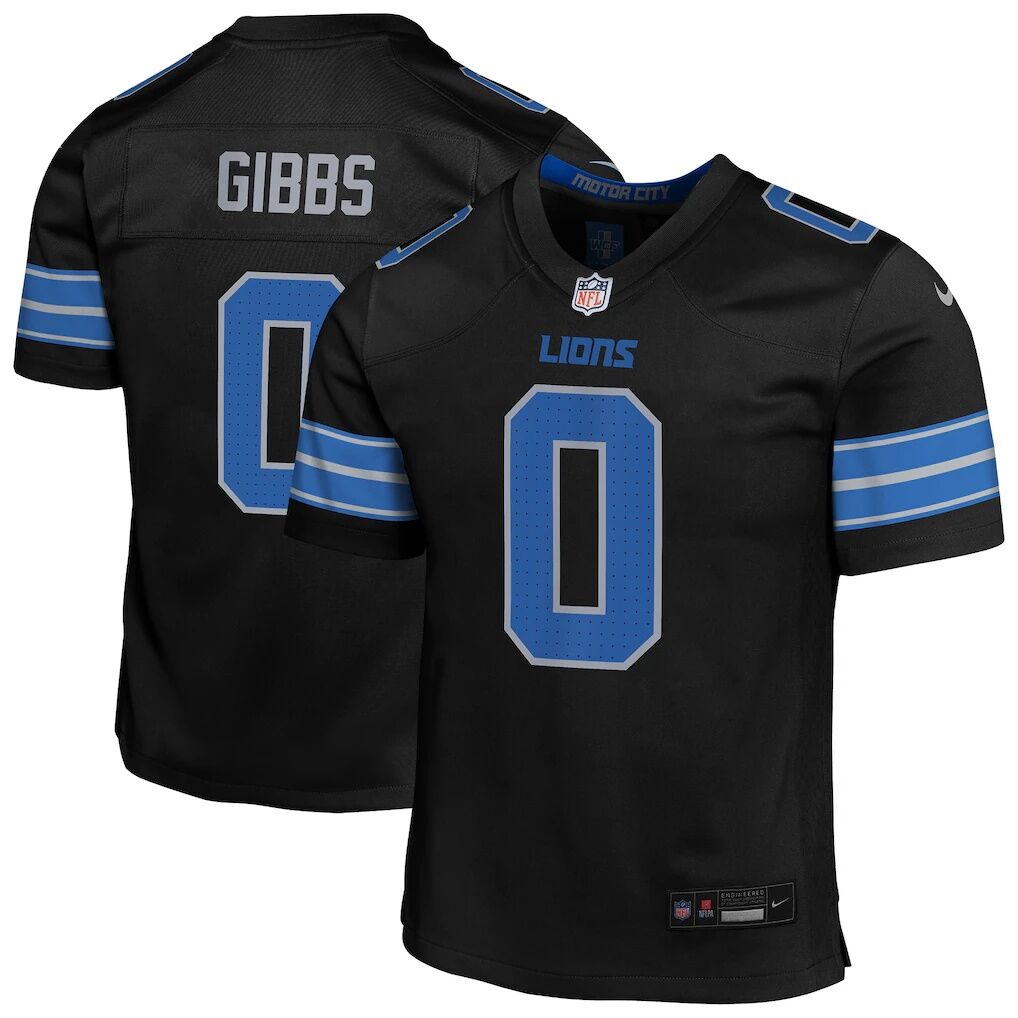 Jahmyr Gibbs Detroit Lions Nike Youth Game Jersey