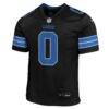 Jahmyr Gibbs Detroit Lions Nike Youth Game Jersey - Black - Side View