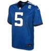 Anthony Richardson Sr. Indianapolis Colts Nike Youth Game Jersey - - Side View