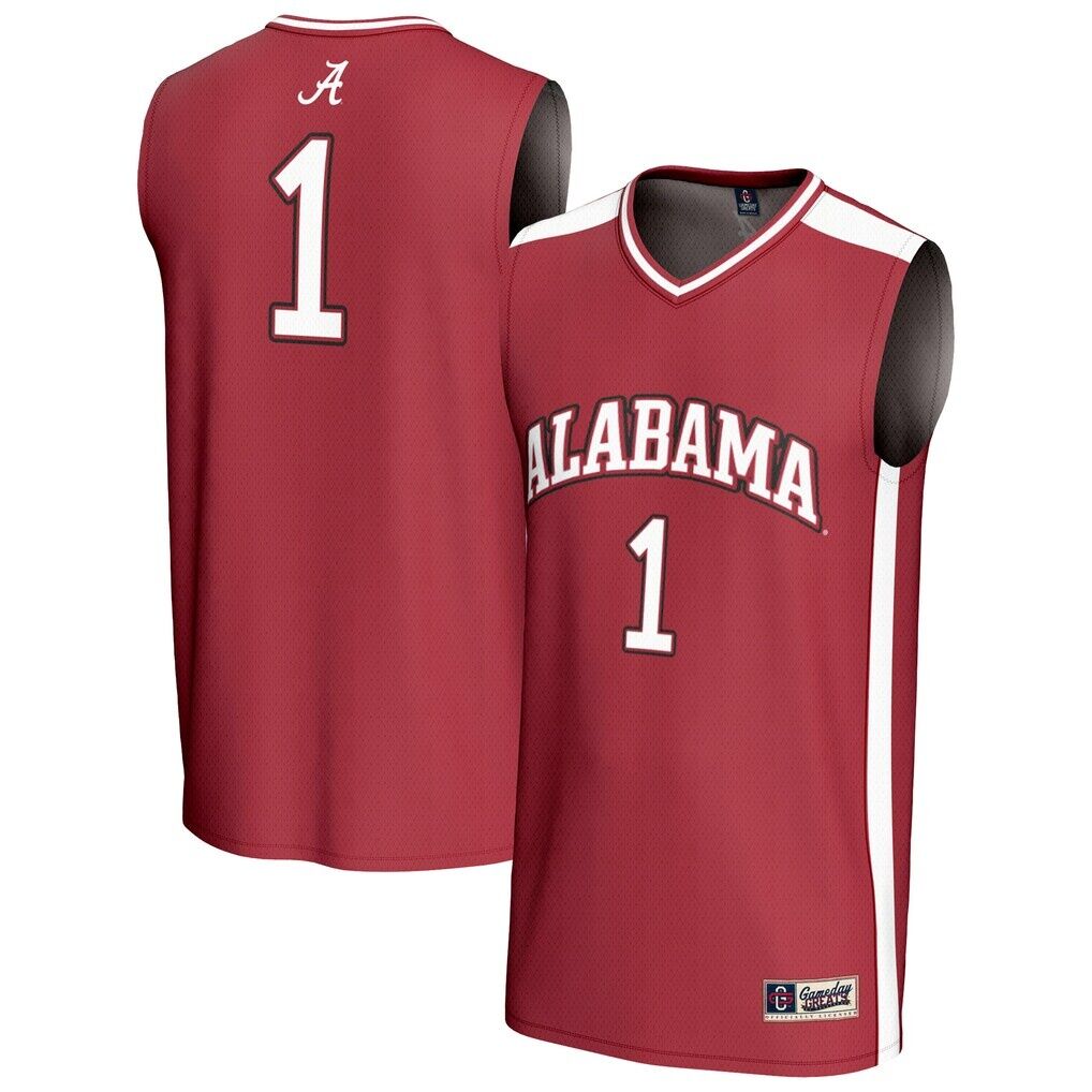 #1 Alabama Crimson Tide GameDay Greats Unisex Lightweight Basketball Fashion Jersey