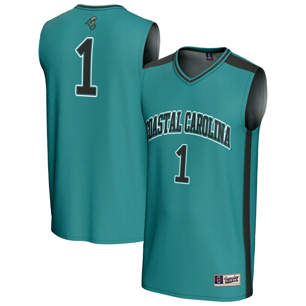 #1 Coastal Carolina Chanticleers GameDay Greats Unisex Lightweight Basketball Fashion Jersey