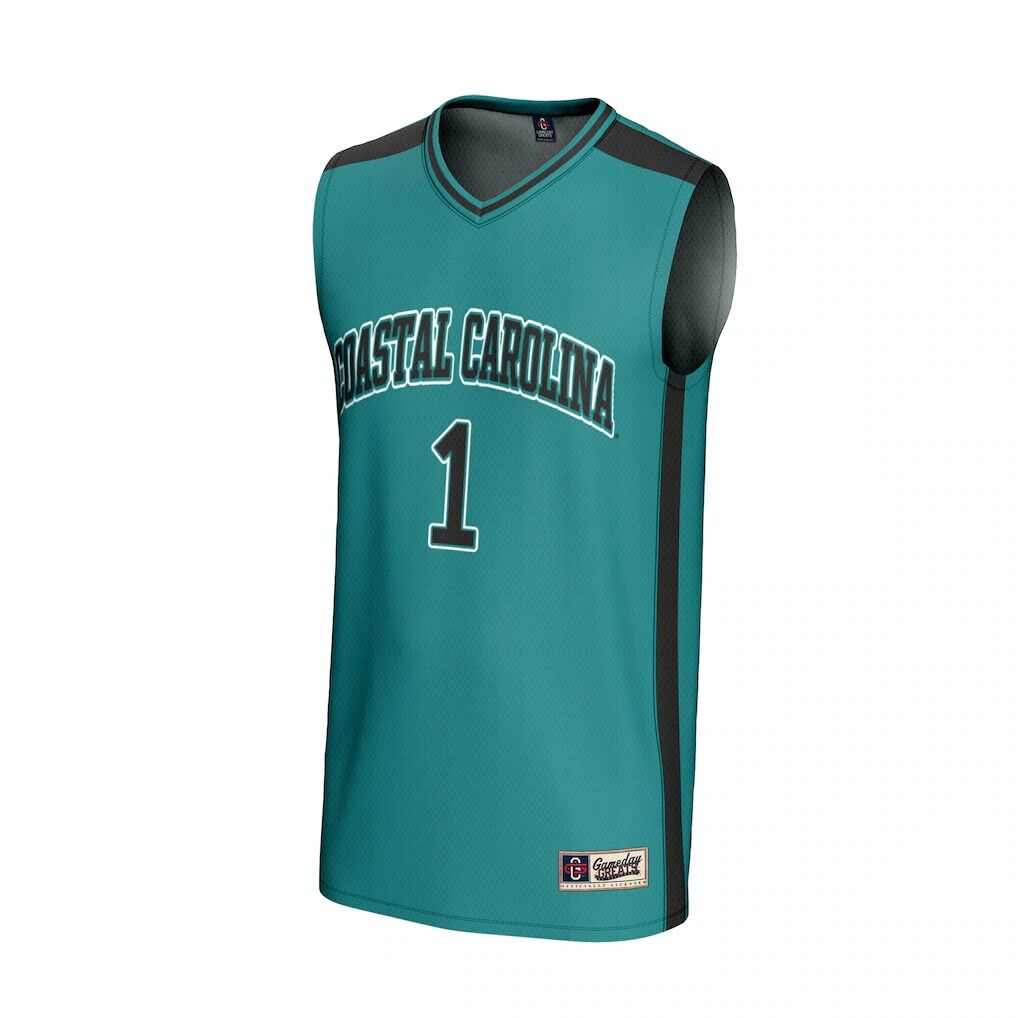 #1 Coastal Carolina Chanticleers GameDay Greats Unisex Lightweight Basketball Fashion Jersey