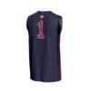 #1 Fresno State Bulldogs GameDay Greats Youth Lightweight Basketball Fashion Jersey - Navy - Detail View