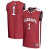 #1 Alabama Crimson Tide GameDay Greats Youth Lightweight Basketball Fashion Jersey - Crimson - Front View