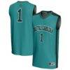 #1 Coastal Carolina Chanticleers GameDay Greats Youth Lightweight Basketball Fashion Jersey - Teal - Front View