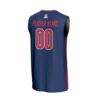 Arizona Wildcats GameDay Greats NIL Pick-A-Player Lightweight Basketball Fashion Jersey - Navy - Detail View