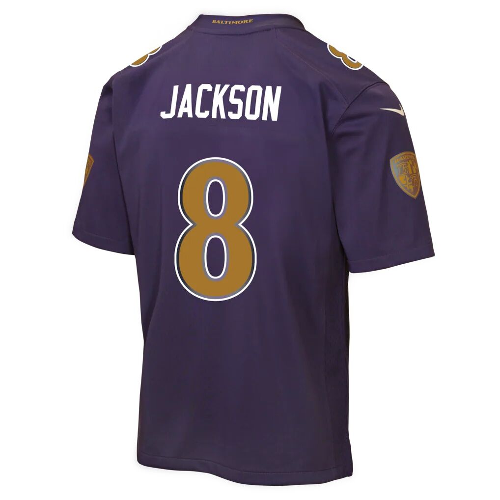 Lamar Jackson Baltimore Ravens Nike Youth Alternate 2 Game Jersey