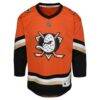 Anaheim Ducks Youth Home Replica Jersey - Orange - Side View