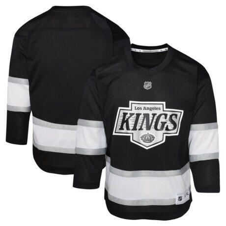 Los Angeles Kings Youth Home Replica Jersey - Black - Front View