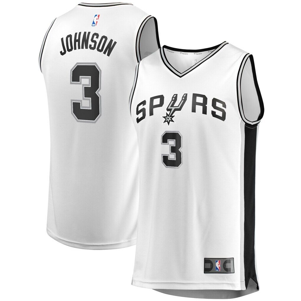Keldon Johnson San Antonio Spurs Fashion7 Fast Break Association Jersey