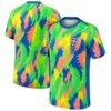 Brazil Women's National Team Nike 2025 Academy Pro Pre-Match Performance Top - Blue - Front View