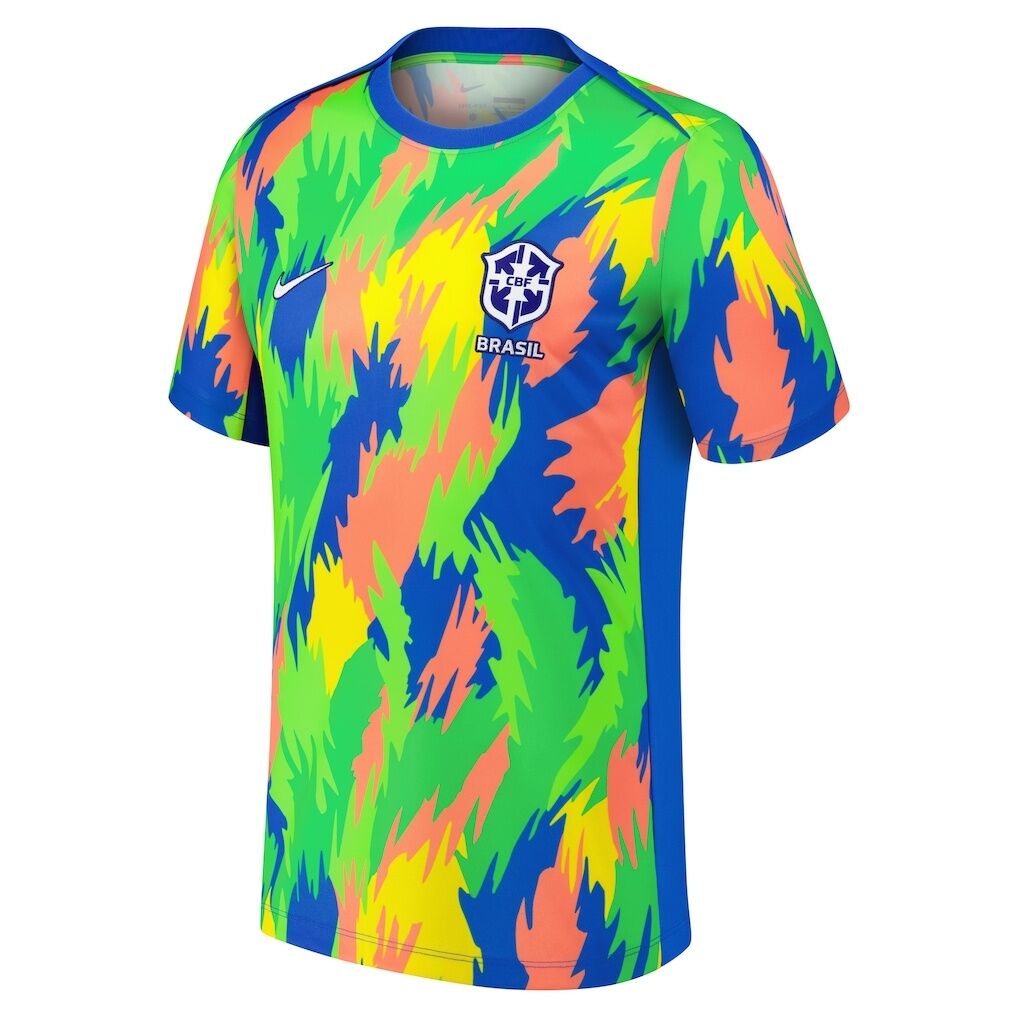 Brazil Women's National Team Nike 2025 Academy Pro Pre-Match Performance Top