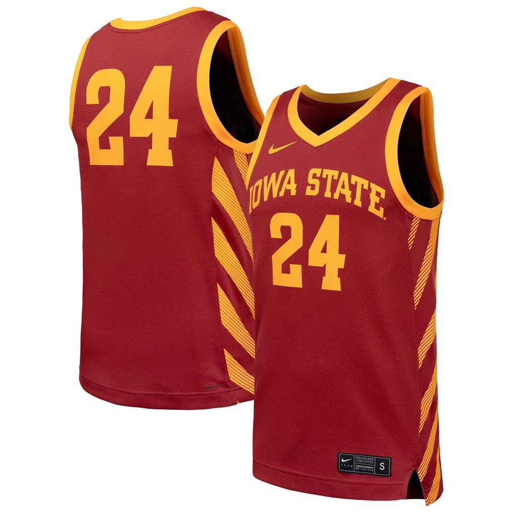 Iowa State Cyclones Nike  Replica Basketball Jersey - Cardinal