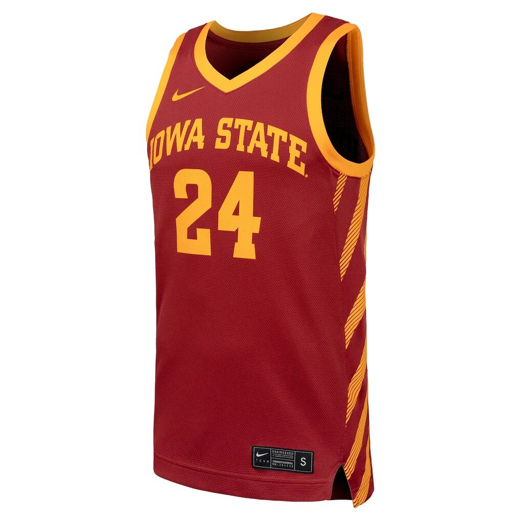 Iowa State Cyclones Nike  Replica Basketball Jersey - Cardinal