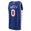 Tyrese Maxey Philadelphia 76ers Fashion7 Big & Tall Fast Break Jersey - Icon Edition - - Detail View