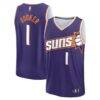 Devin Booker Phoenix Suns Fashion7 Big & Tall Fast Break Jersey - Purple - Front View