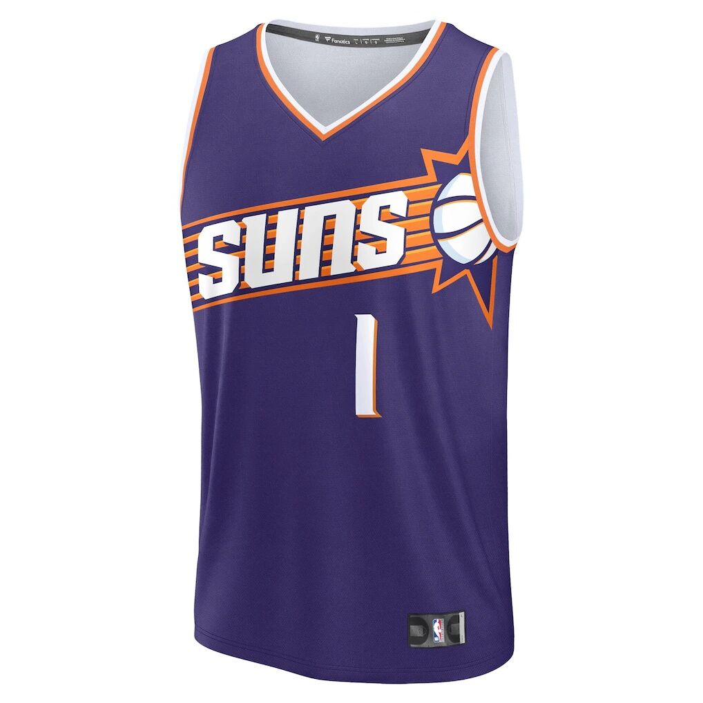 Devin Booker Phoenix Suns Fashion7 Big & Tall Fast Break Jersey - Icon Edition