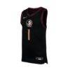 #1 Florida State Seminoles Nike Youth Replica Basketball Jersey - Black - Side View