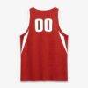 #00 Arkansas Razorbacks Nike Youth Replica Basketball Jersey - Crimson - Detail View