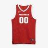 #00 Arkansas Razorbacks Nike Youth Replica Basketball Jersey - Crimson - Side View