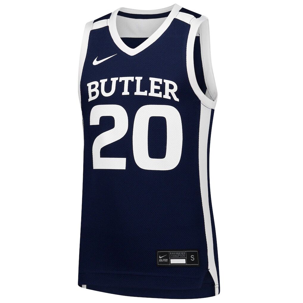 #20 Butler Bulldogs Nike Youth Replica Basketball Jersey