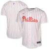 Philadelphia Phillies Nike Youth Home Blank Limited Jersey - White - Front View