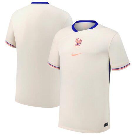 France Women's National Team Nike 2025/26 Away Replica Jersey - Cream - Side View