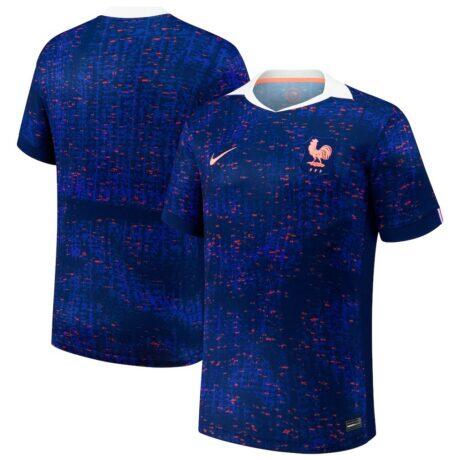 France Women's National Team Nike 2025/26 Home Replica Jersey - Blue - Side View